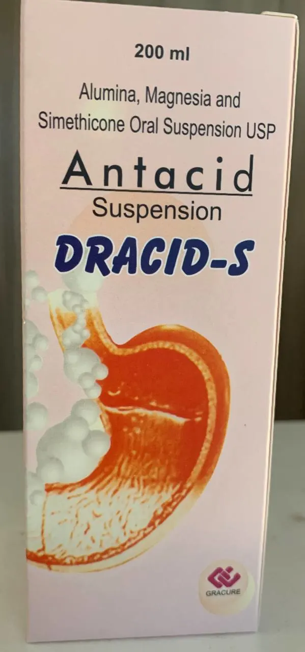 Dracid-S (Aluminum, Magnesia and Simethicone Oral Suspension USP)